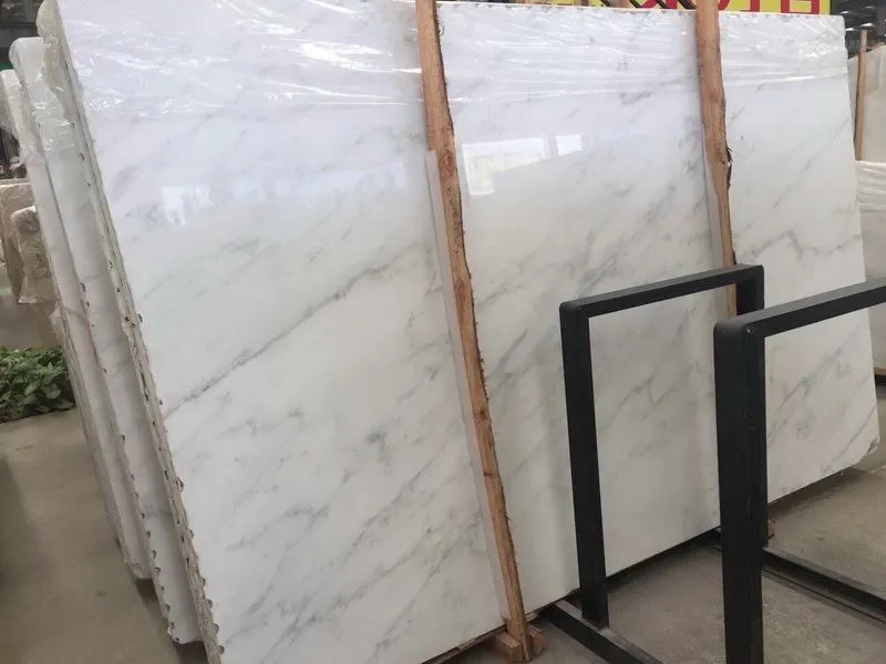 white marble slab