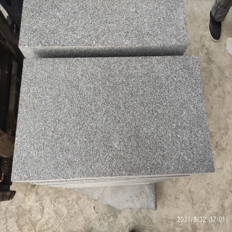flamed grey granite