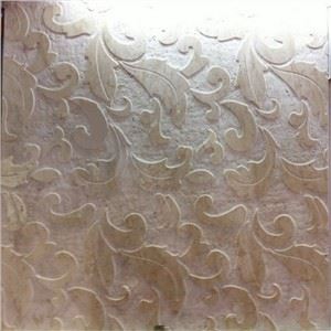 Đá cẩm thạch màu be Cnc