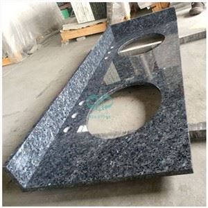 Phòng tắm bằng đá granit màu xanh ngọc trai Vanity Top