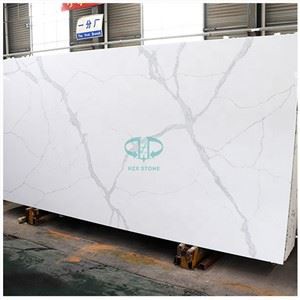 Tấm thạch anh mặt bàn Calacatta