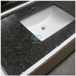 Uba Tuba Green Granite Phòng tắm Vanity Tops