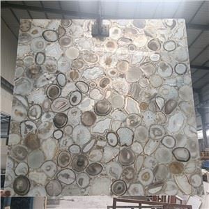 Đá bán quý màu xám mã não