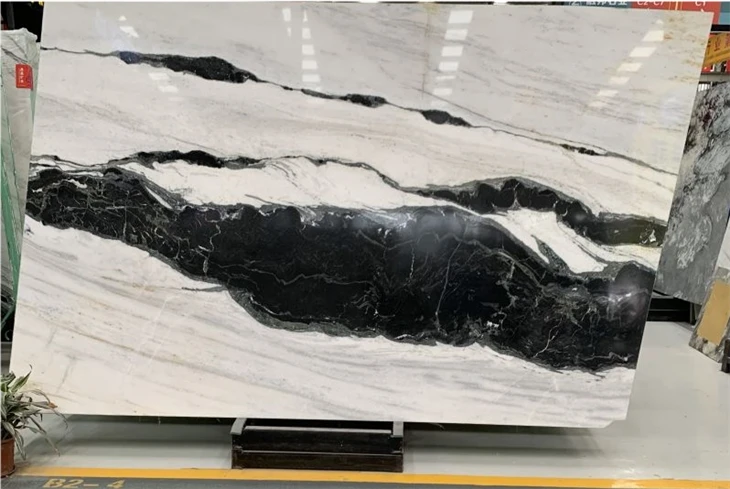 Panda White Marble Wall Slab For Flooring Tile